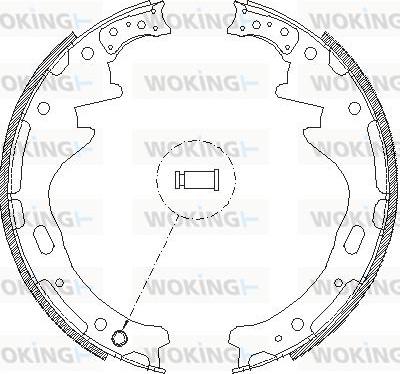 Woking Z4357.00 - Спирачна челюст vvparts.bg