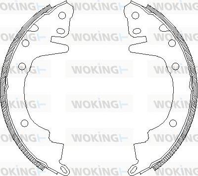 Woking Z4369.00 - Спирачна челюст vvparts.bg