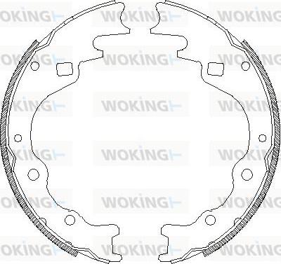 Woking Z4365.00 - Спирачна челюст vvparts.bg