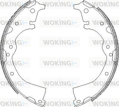 Woking Z4360.00 - Спирачна челюст vvparts.bg