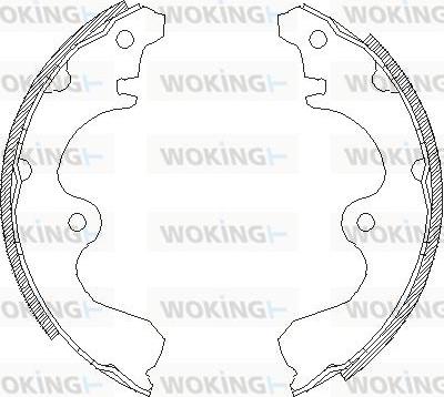 Woking Z4361.00 - Спирачна челюст vvparts.bg