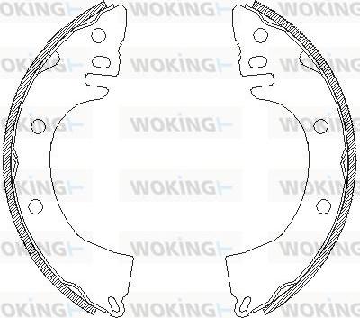 Woking Z4368.00 - Спирачна челюст vvparts.bg