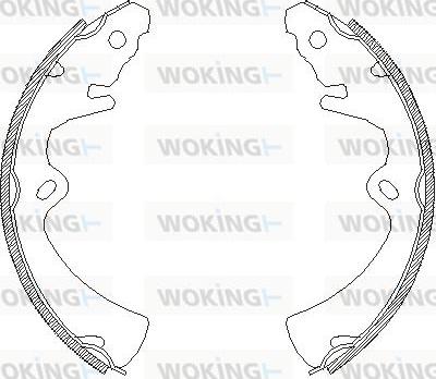 Woking Z4363.00 - Спирачна челюст vvparts.bg