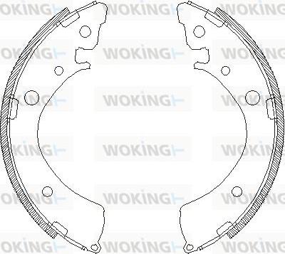 Woking Z4367.00 - Спирачна челюст vvparts.bg