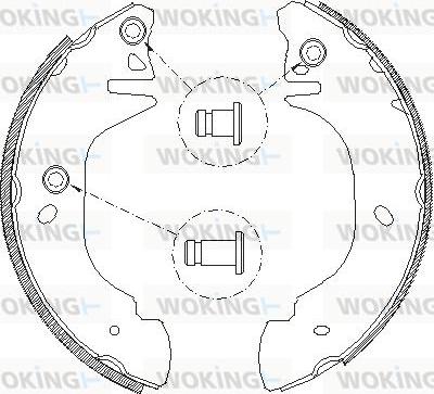 Woking Z4305.01 - Спирачна челюст vvparts.bg