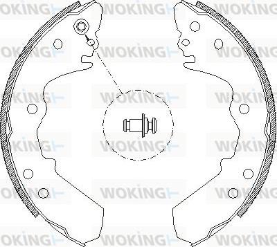 Woking Z4308.00 - Спирачна челюст vvparts.bg