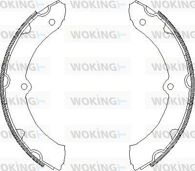Woking Z4314.00 - Спирачна челюст vvparts.bg