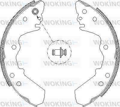 Woking Z4316.00 - Спирачна челюст vvparts.bg