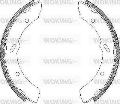 Woking Z4313.00 - Спирачна челюст vvparts.bg