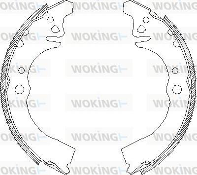 Woking Z4389.00 - Спирачна челюст vvparts.bg