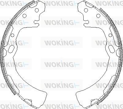 Woking Z4384.00 - Спирачна челюст vvparts.bg