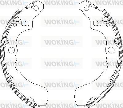 Woking Z4381.00 - Спирачна челюст vvparts.bg