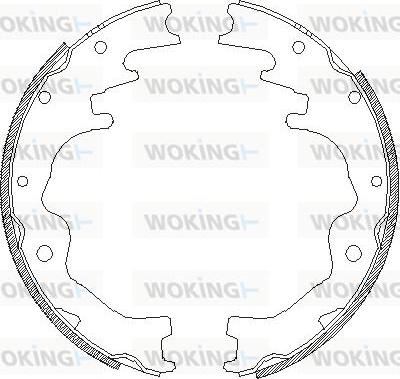 Woking Z4388.00 - Спирачна челюст vvparts.bg