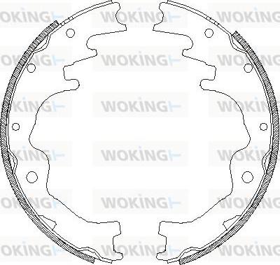 Woking Z4388.01 - Спирачна челюст vvparts.bg