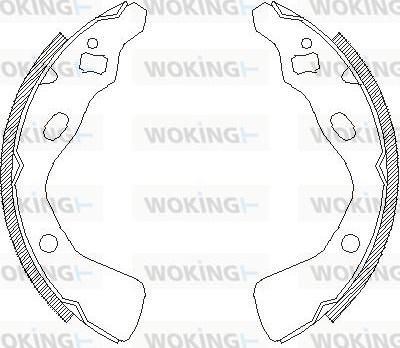 Woking Z4382.00 - Спирачна челюст vvparts.bg