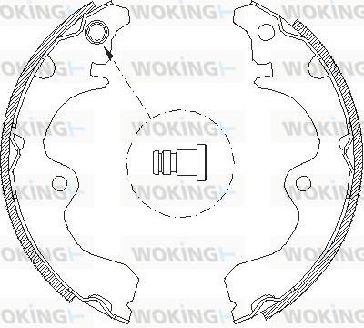 Woking Z4334.01 - Спирачна челюст vvparts.bg