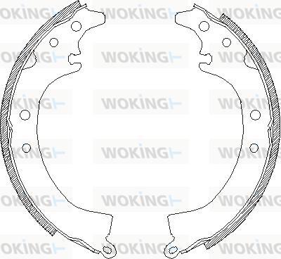 Woking Z4336.00 - Спирачна челюст vvparts.bg