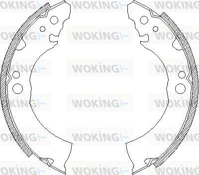 Woking Z4331.00 - Спирачна челюст vvparts.bg