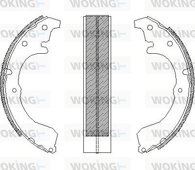 Woking Z4333.00 - Спирачна челюст vvparts.bg