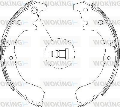 Woking Z4333.01 - Спирачна челюст vvparts.bg