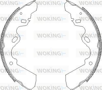 Woking Z4337.00 - Спирачна челюст vvparts.bg
