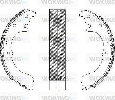 Woking Z4321.00 - Спирачна челюст vvparts.bg