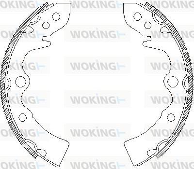 Woking Z4322.00 - Спирачна челюст vvparts.bg