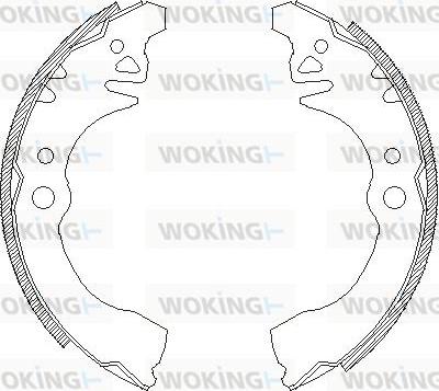 Woking Z4374.00 - Спирачна челюст vvparts.bg