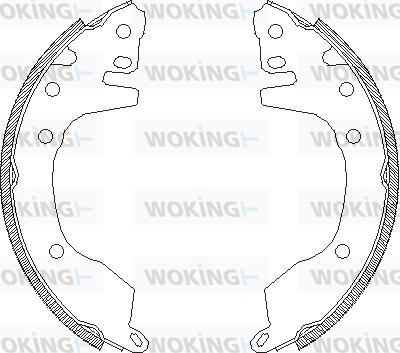 Woking Z4376.00 - Спирачна челюст vvparts.bg