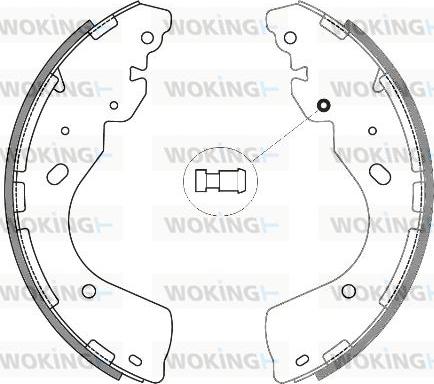 Woking Z4246.00 - Спирачна челюст vvparts.bg