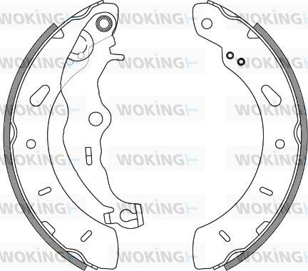 Woking Z4256.00 - Спирачна челюст vvparts.bg