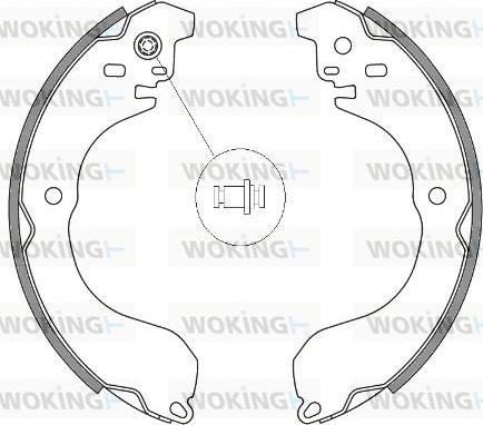 Woking Z4265.00 - Спирачна челюст vvparts.bg