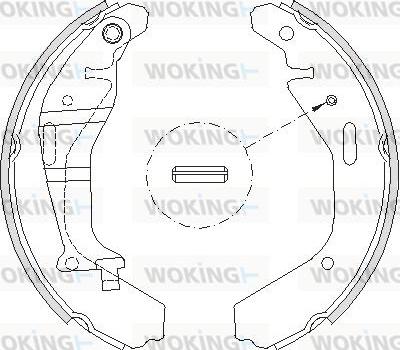 Woking Z4202.00 - Спирачна челюст vvparts.bg