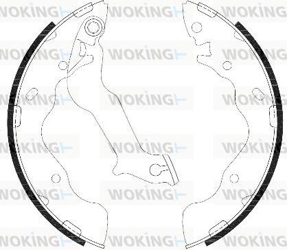 Woking Z4287.00 - Спирачна челюст vvparts.bg