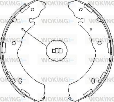 Woking Z4236.00 - Спирачна челюст vvparts.bg