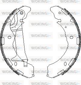 Woking Z4236.02 - Спирачна челюст vvparts.bg