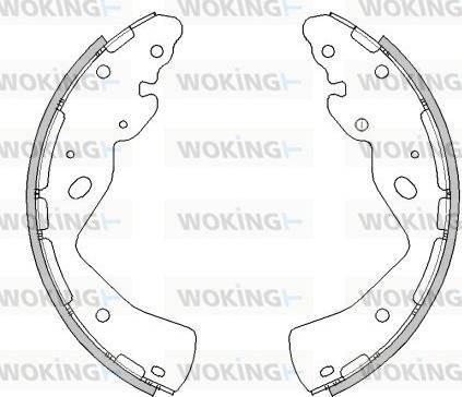 Woking Z4232.01 - Спирачна челюст vvparts.bg