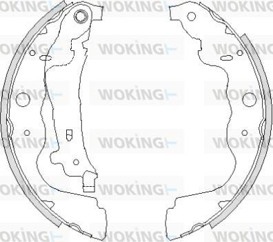 Woking Z4237.00 - Спирачна челюст vvparts.bg