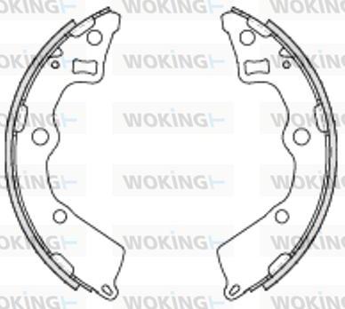 Woking Z4225.00 - Спирачна челюст vvparts.bg