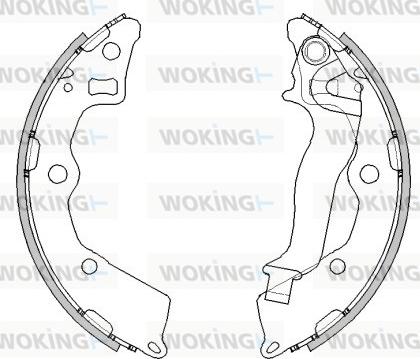 Woking Z4225.01 - Спирачна челюст vvparts.bg