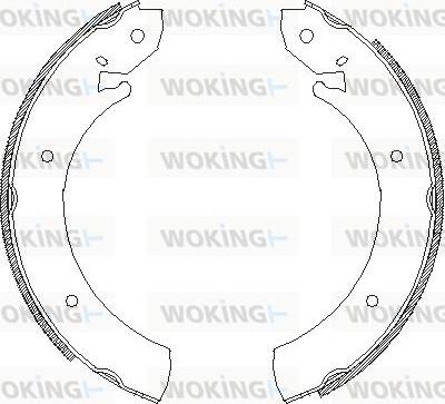 Woking Z4701.00 - Спирачна челюст vvparts.bg