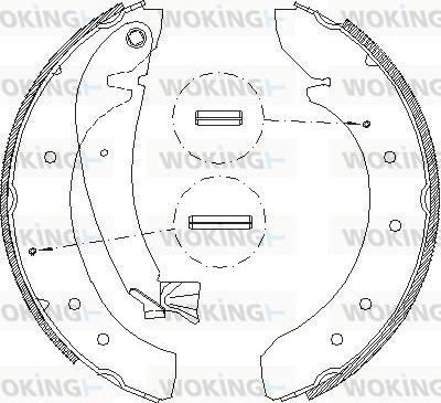 Woking Z4719.00 - Спирачна челюст vvparts.bg