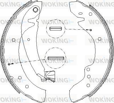 Woking Z4718.00 - Спирачна челюст vvparts.bg