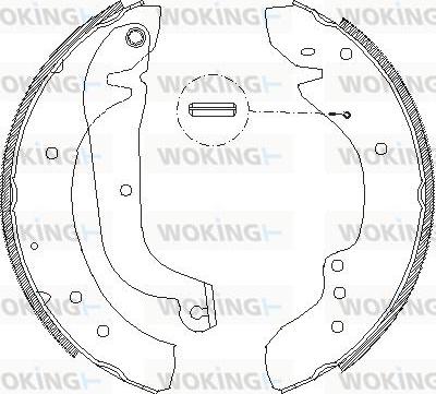 Woking Z4718.01 - Спирачна челюст vvparts.bg