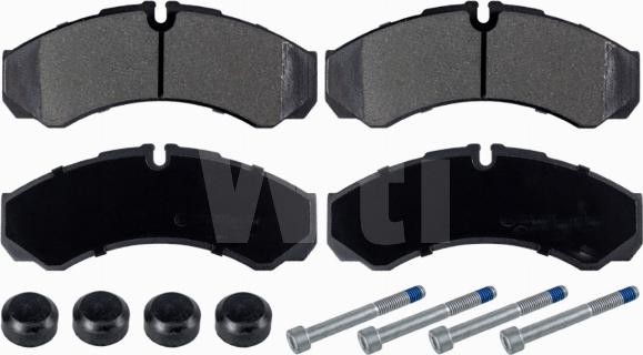 Wti Automotive K971011 - Комплект спирачно феродо, дискови спирачки vvparts.bg