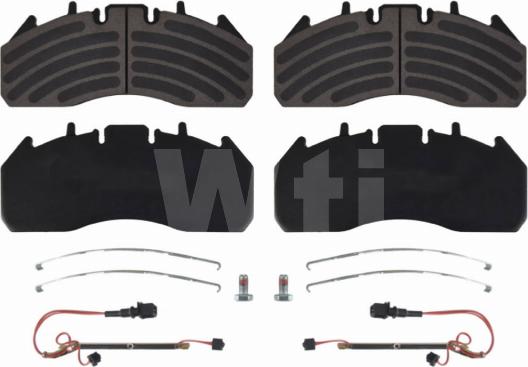 Wti Automotive K715845 - Комплект спирачно феродо, дискови спирачки vvparts.bg