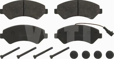 Wti Automotive K711048 - Комплект спирачно феродо, дискови спирачки vvparts.bg