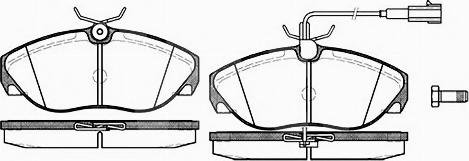 Wti Automotive K711026 - Комплект спирачно феродо, дискови спирачки vvparts.bg