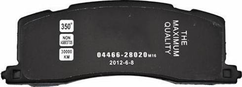 WXQP 40191 - Комплект спирачно феродо, дискови спирачки vvparts.bg