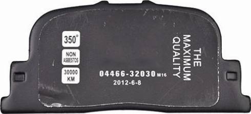 WXQP 40188 - Комплект спирачно феродо, дискови спирачки vvparts.bg